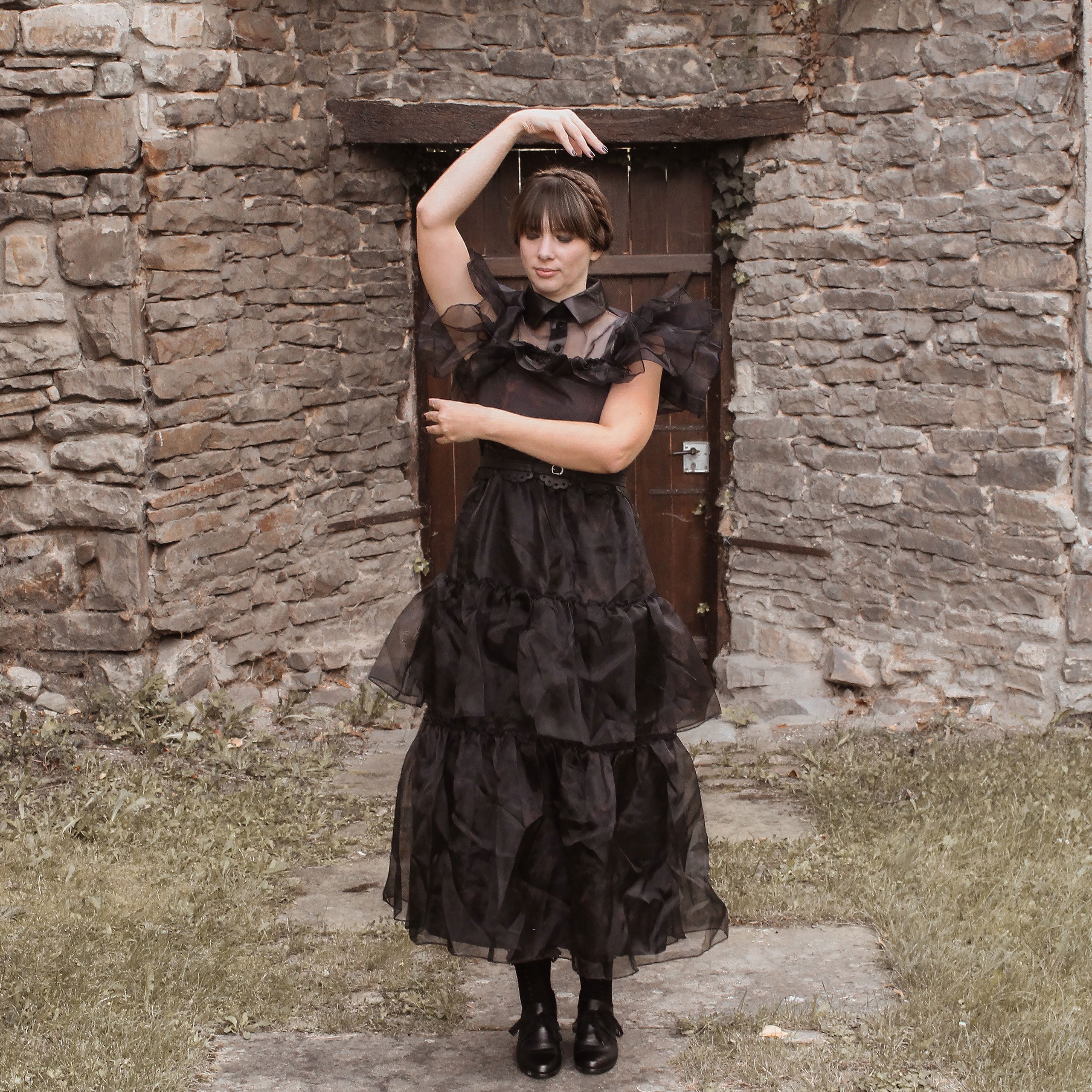 Produktbild Wednesday - Rave'N Dance Kostüm Kleid Damen schwarz
