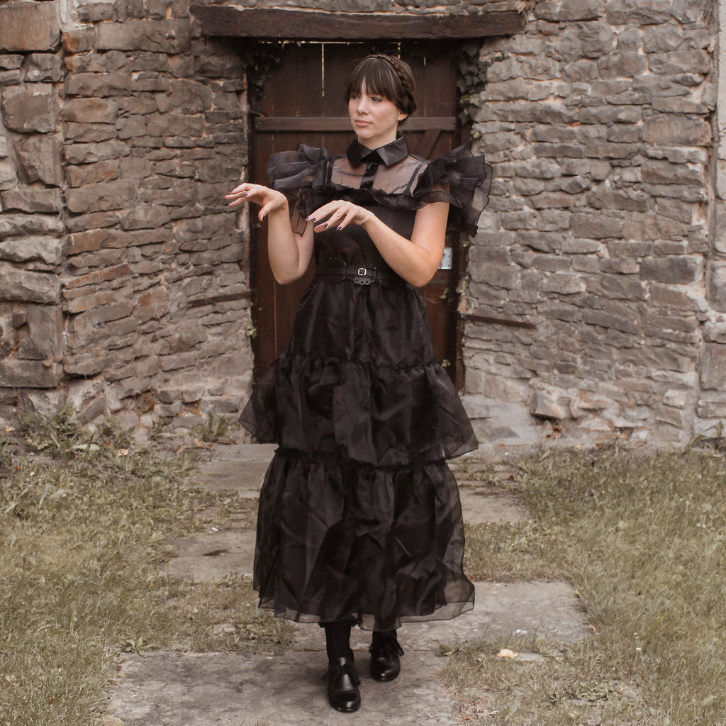 Produktbild Wednesday - Rave'N Dance Kostüm Kleid Damen schwarz