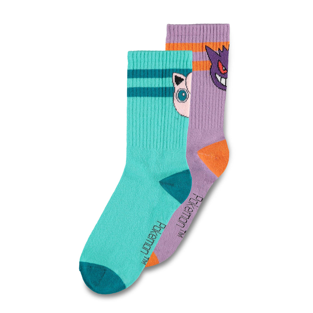 Pokemon - Pummeluff & Gengar Socken 2er Set