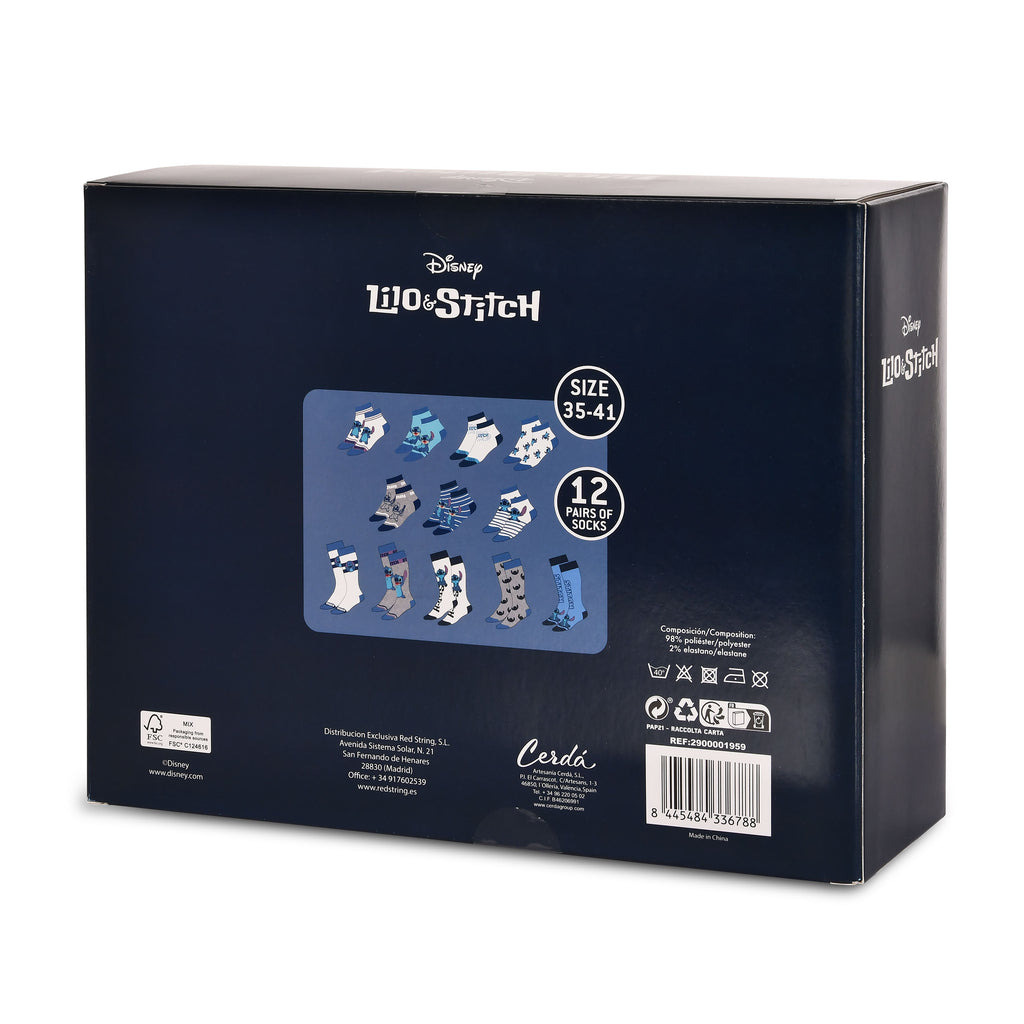 Produktbild Lilo & Stitch - Socken Adventskalender Stitch