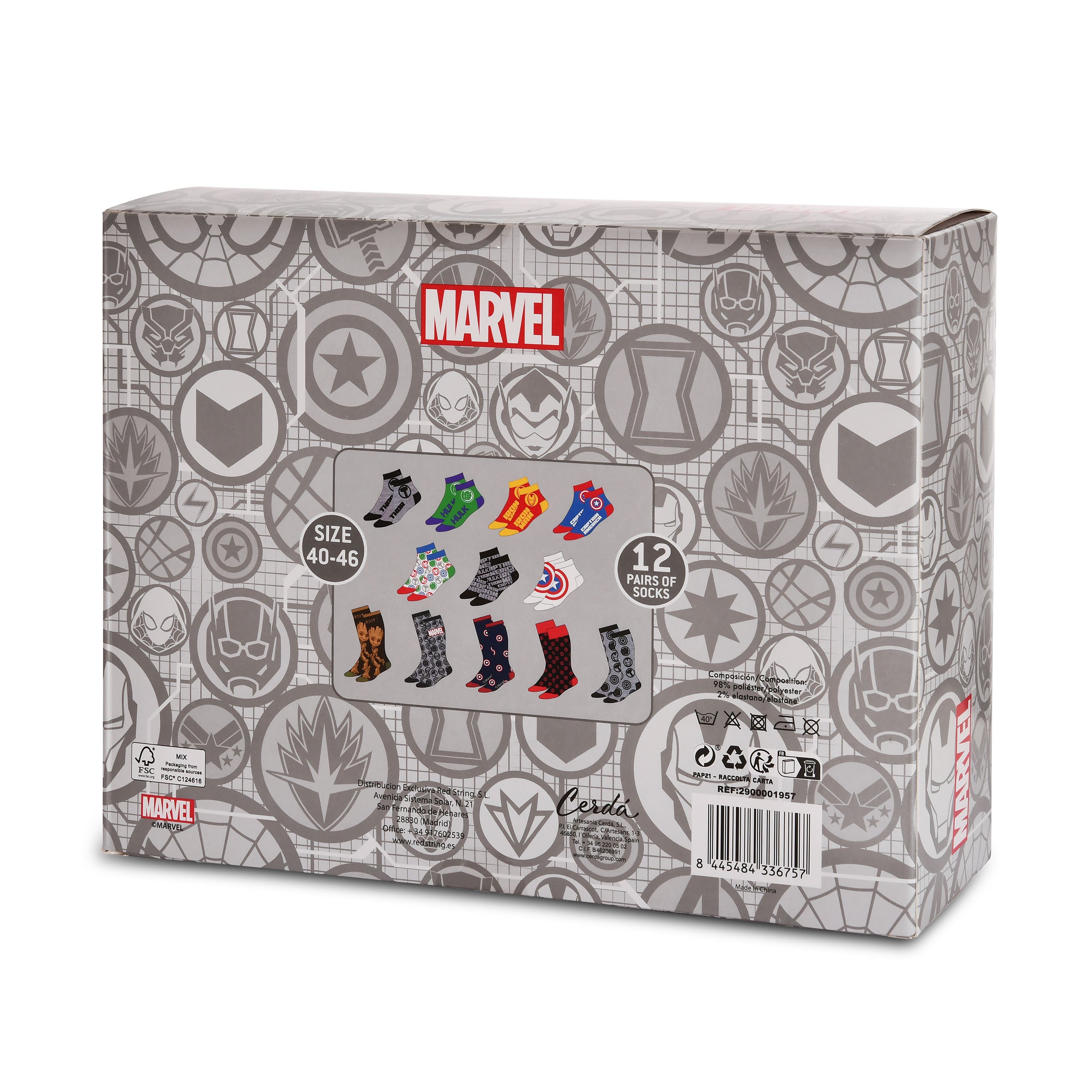 Produktbild Marvel - Heroes Socken Adventskalender