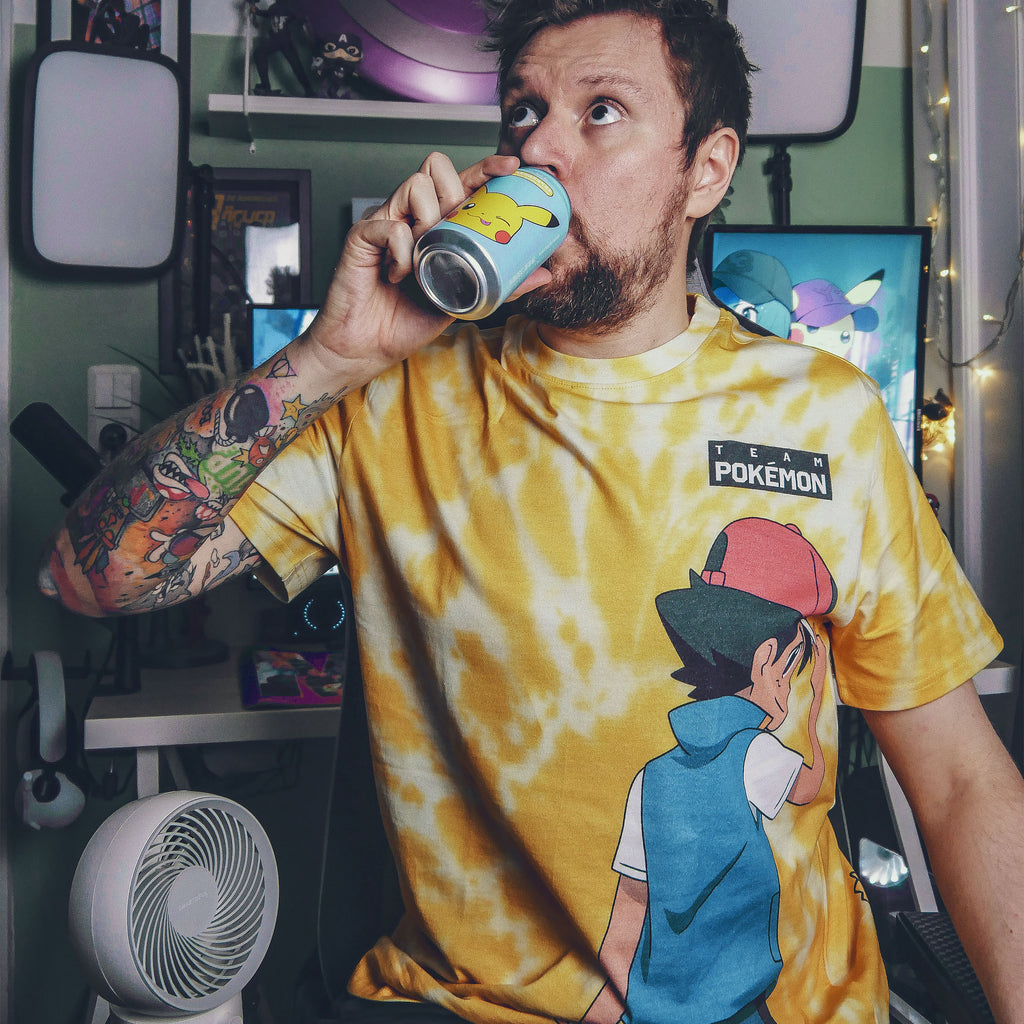 Pokemon - Ash und Pikachu T-Shirt gelb