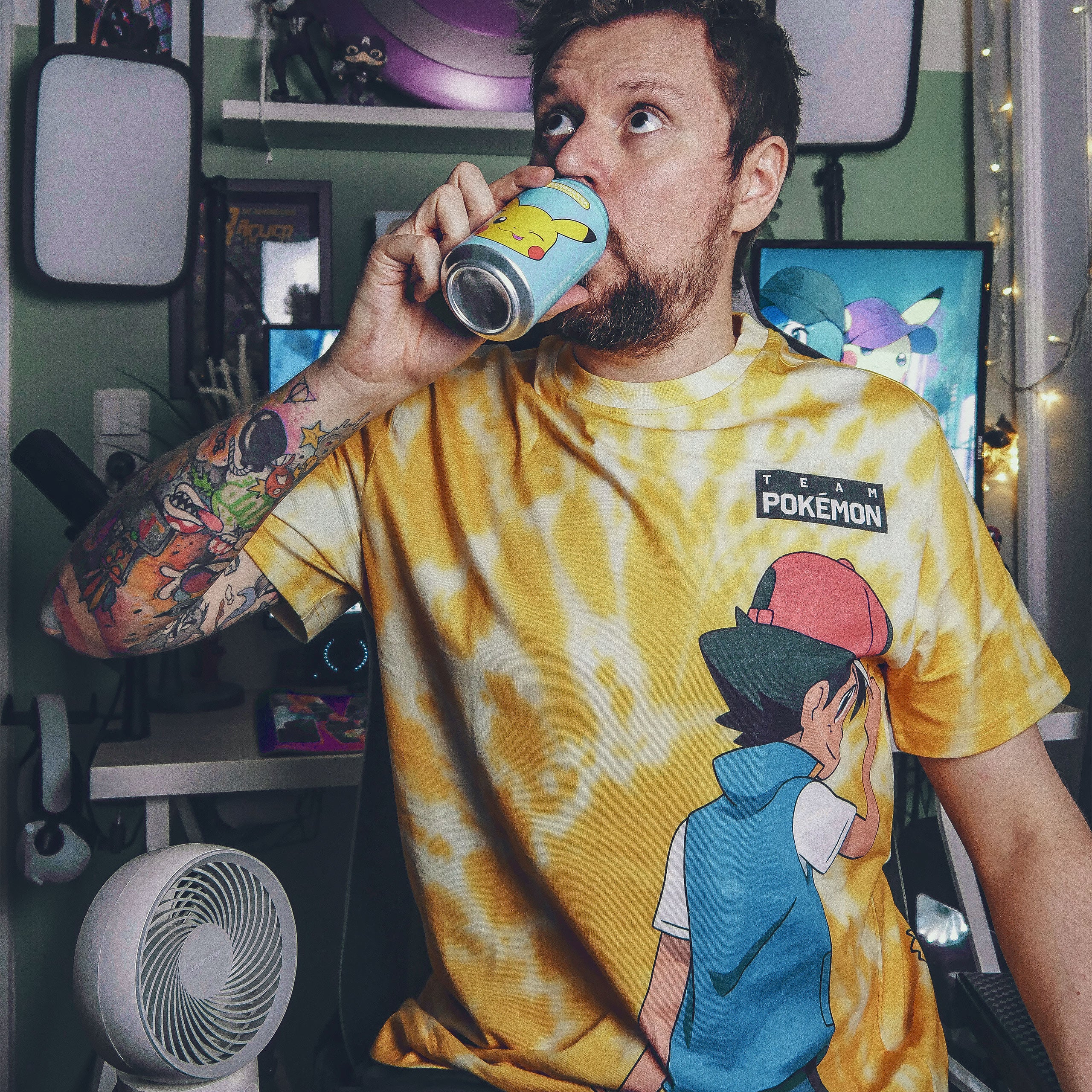 Produktbild Pokemon - Ash und Pikachu T-Shirt gelb