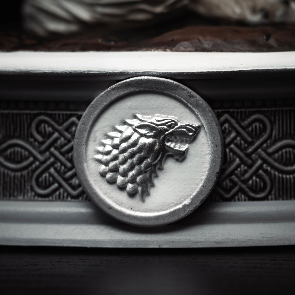 Produktbild Game of Thrones - Jon Snow mit Schattenwolf Diorama