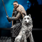 Produktbild Game of Thrones - Jon Snow mit Schattenwolf Diorama