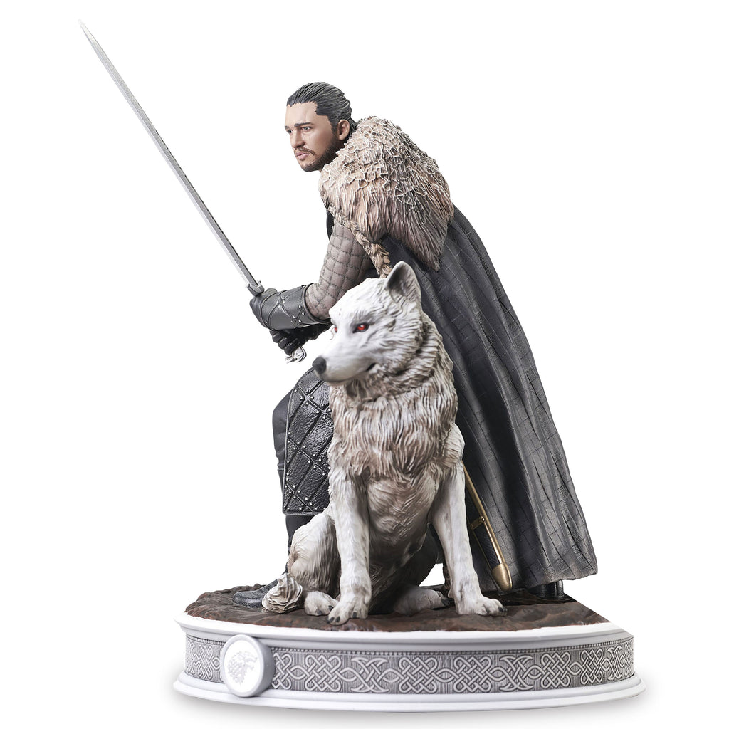 Produktbild Game of Thrones - Jon Snow mit Schattenwolf Diorama