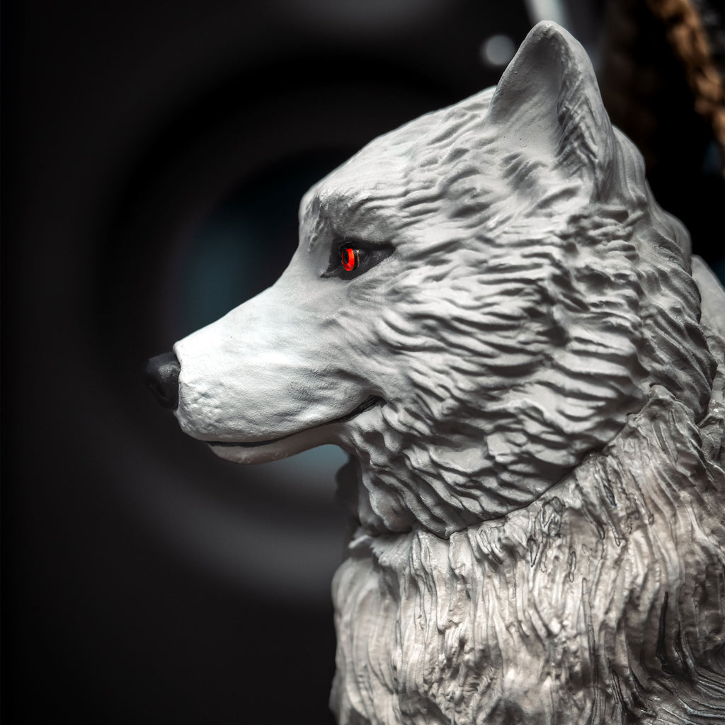 Produktbild Game of Thrones - Jon Snow mit Schattenwolf Diorama