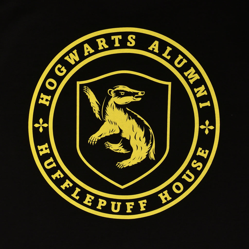 Produktbild Hufflepuff Hogwarts Alumni T-Shirt schwarz - Harry Potter