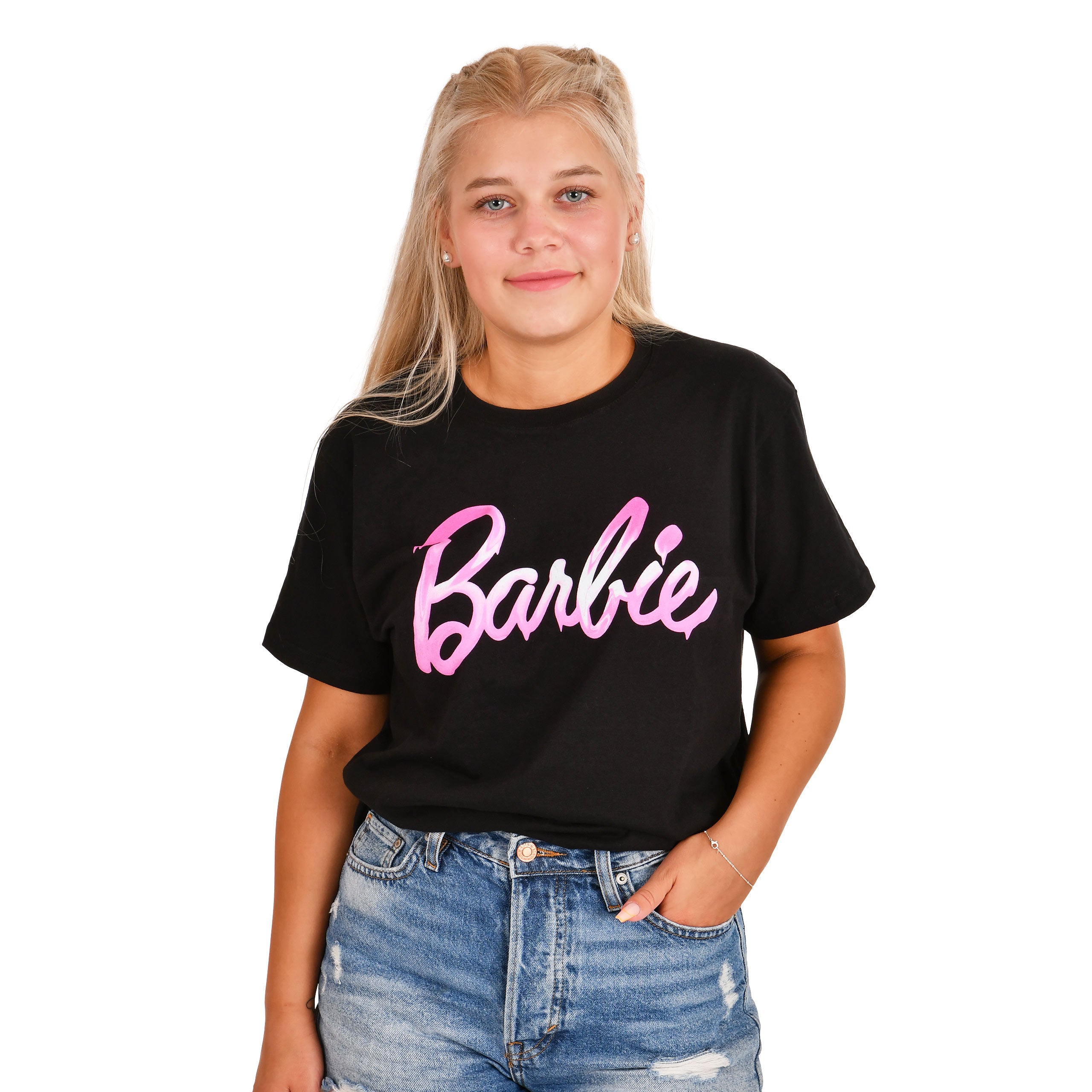 Produktbild Barbie - Melted Logo T-Shirt schwarz