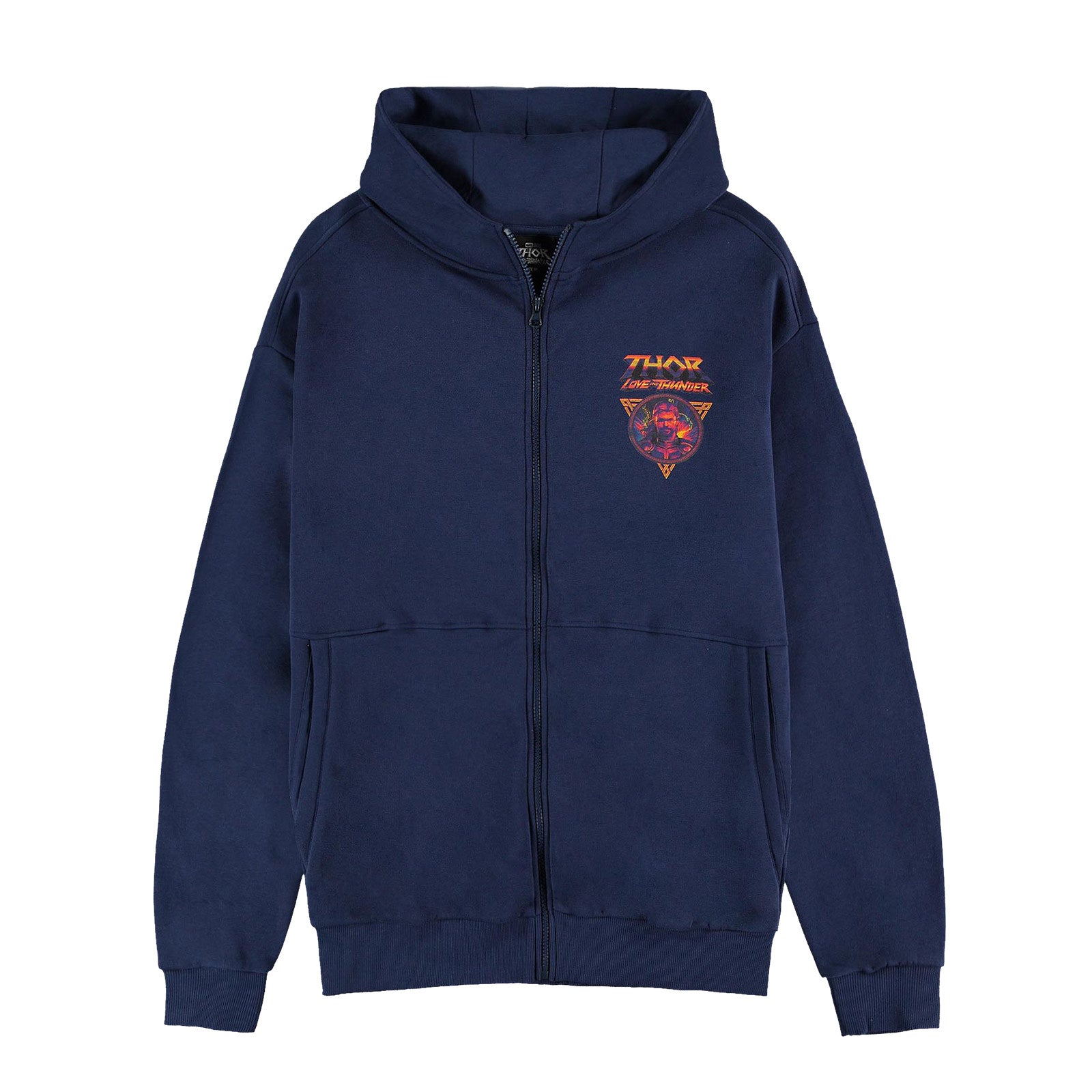 Produktbild Thor: Love and Thunder - Logo Kapuzenjacke blau