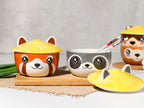 Produktbild Waschbär Kawaii Schale mit Deckel für Anime Fans