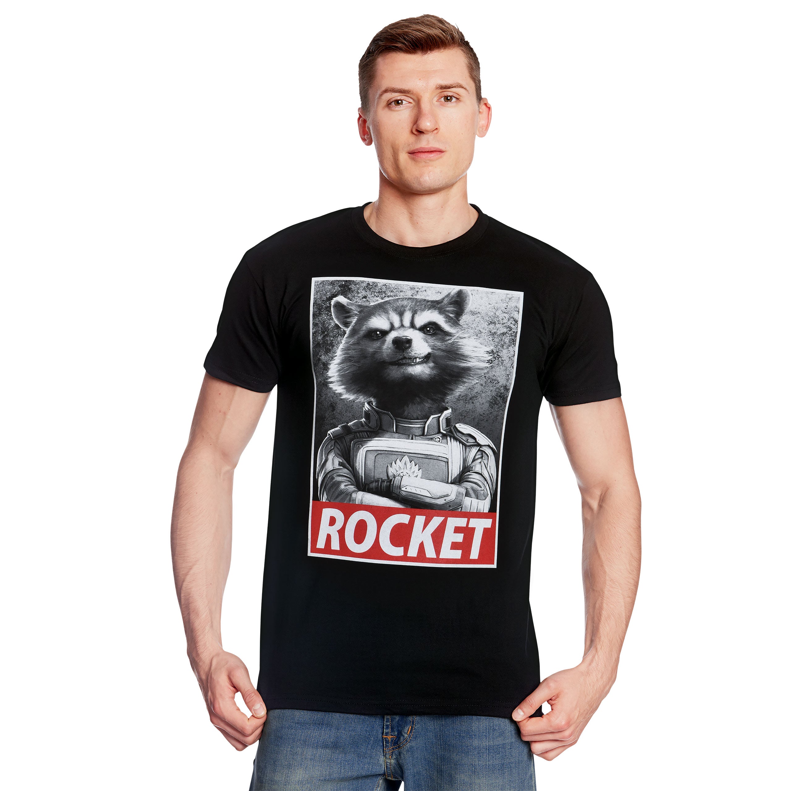 Produktbild Rocket Raccoon T-Shirt schwarz - Marvel