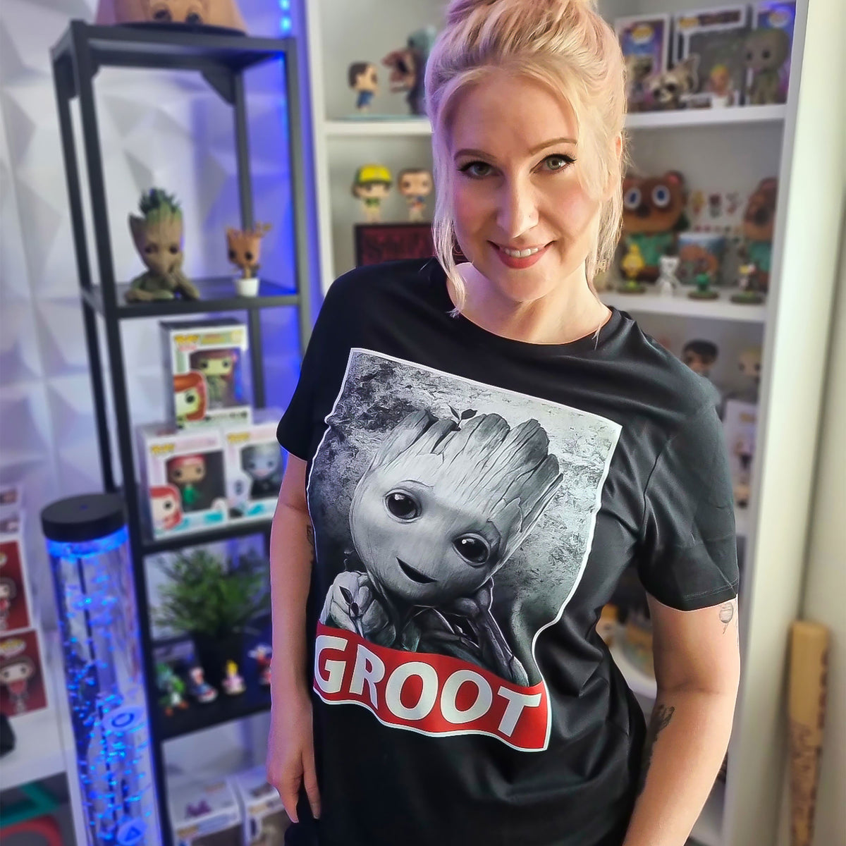 Produktbild Baby Groot T-Shirt schwarz - Marvel