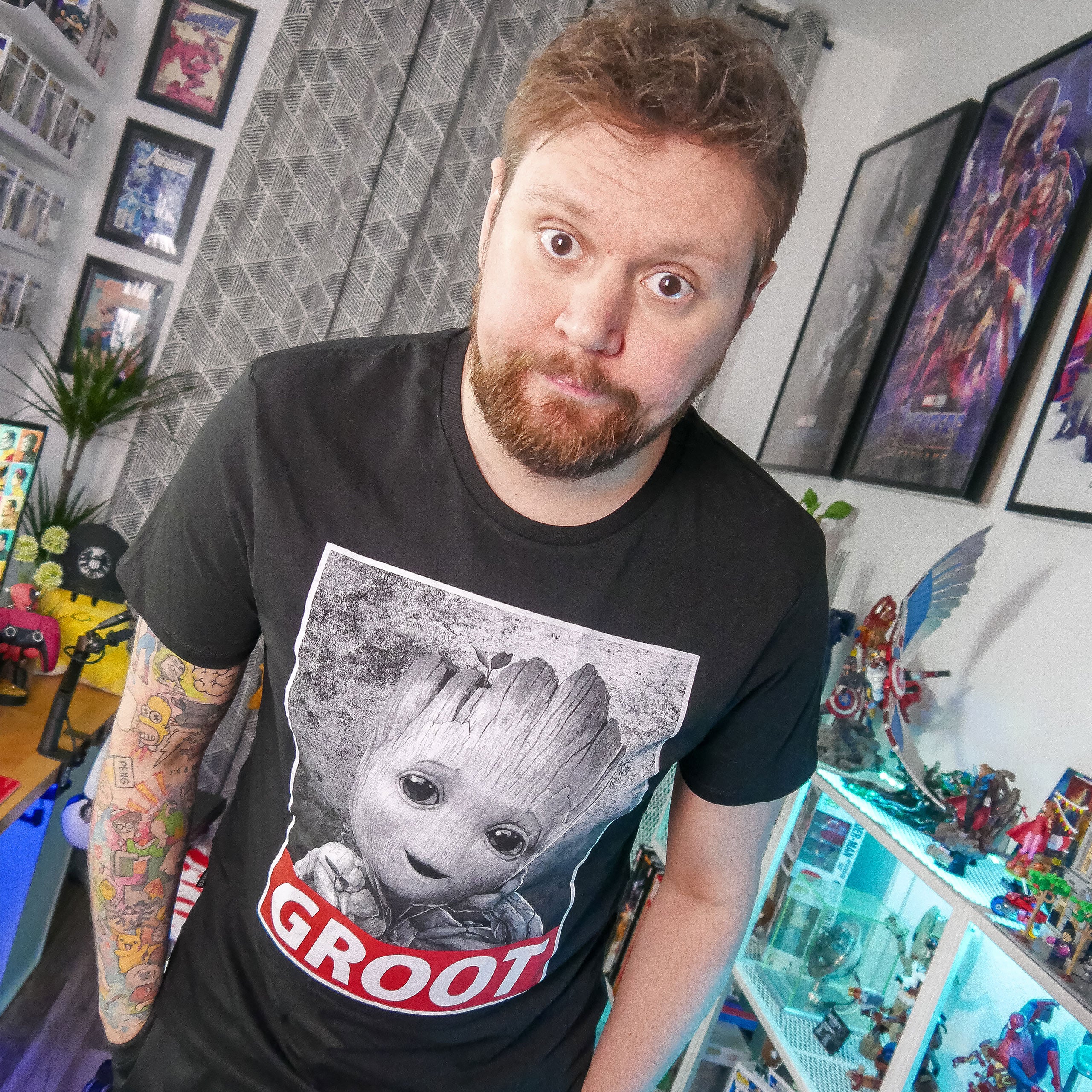 Produktbild Baby Groot T-Shirt schwarz - Marvel
