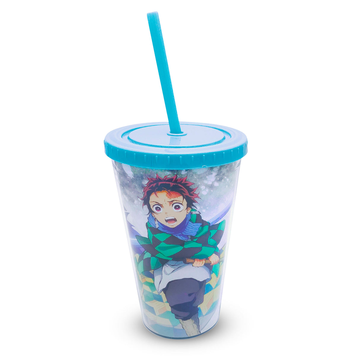 Produktbild Demon Slayer - Tanjiro Kamado Trinkbecher mit Strohhalm