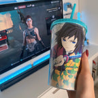 Produktbild Demon Slayer - Tanjiro Kamado Trinkbecher mit Strohhalm