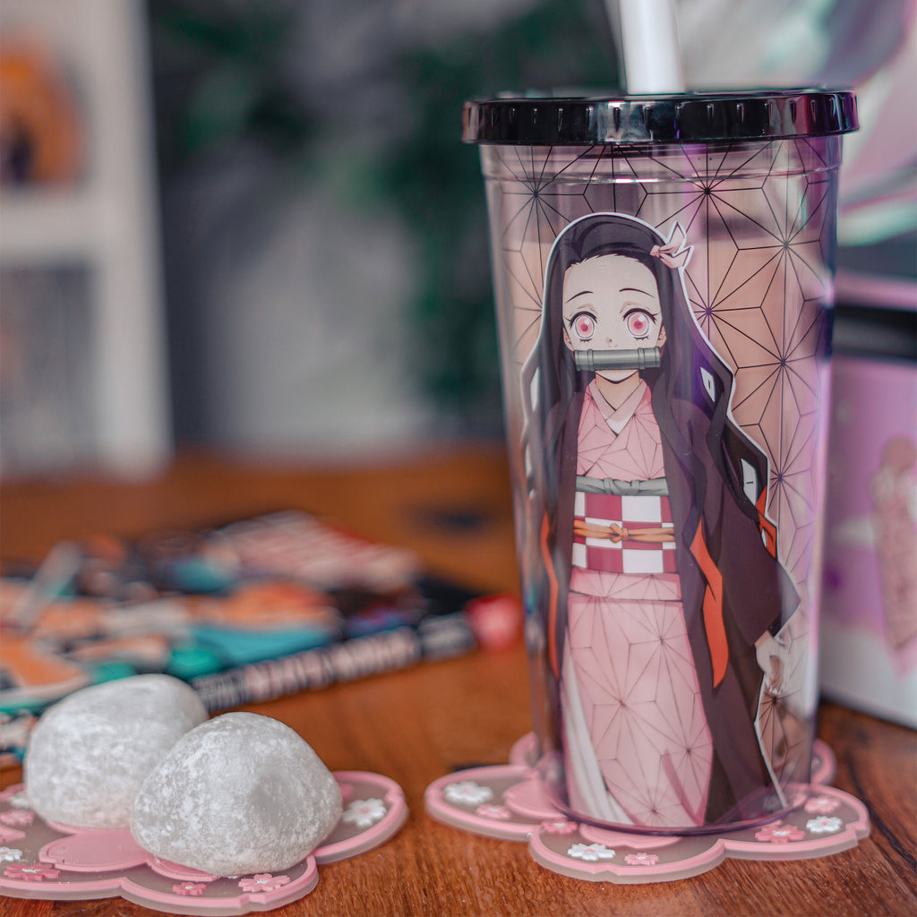 Demon Slayer - Nezuko Kamado Trinkbecher mit Strohhalm