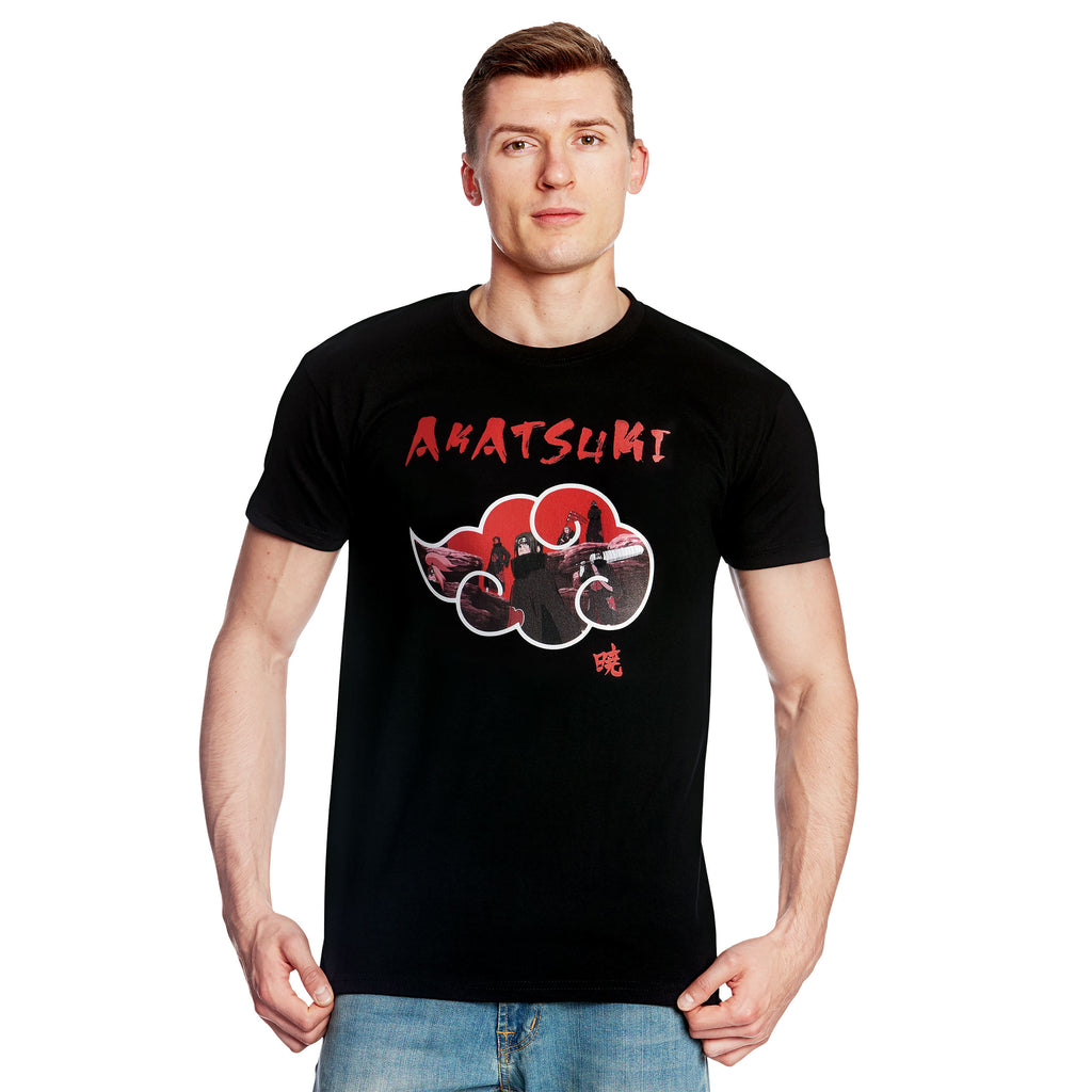 Akatsuki T-Shirt schwarz - Naruto Shippuden