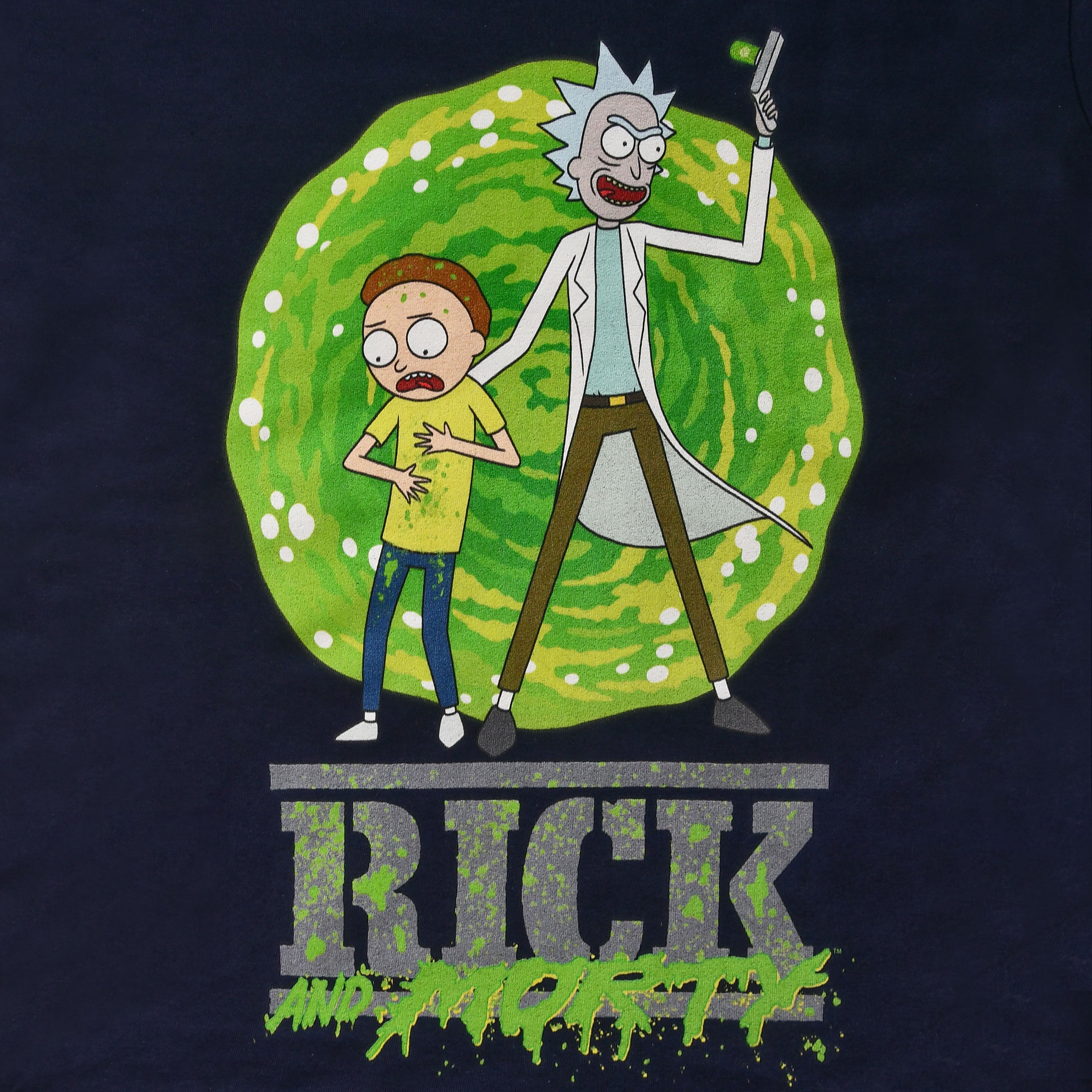 Product image Rick and Morty - Portal T-Shirt blue