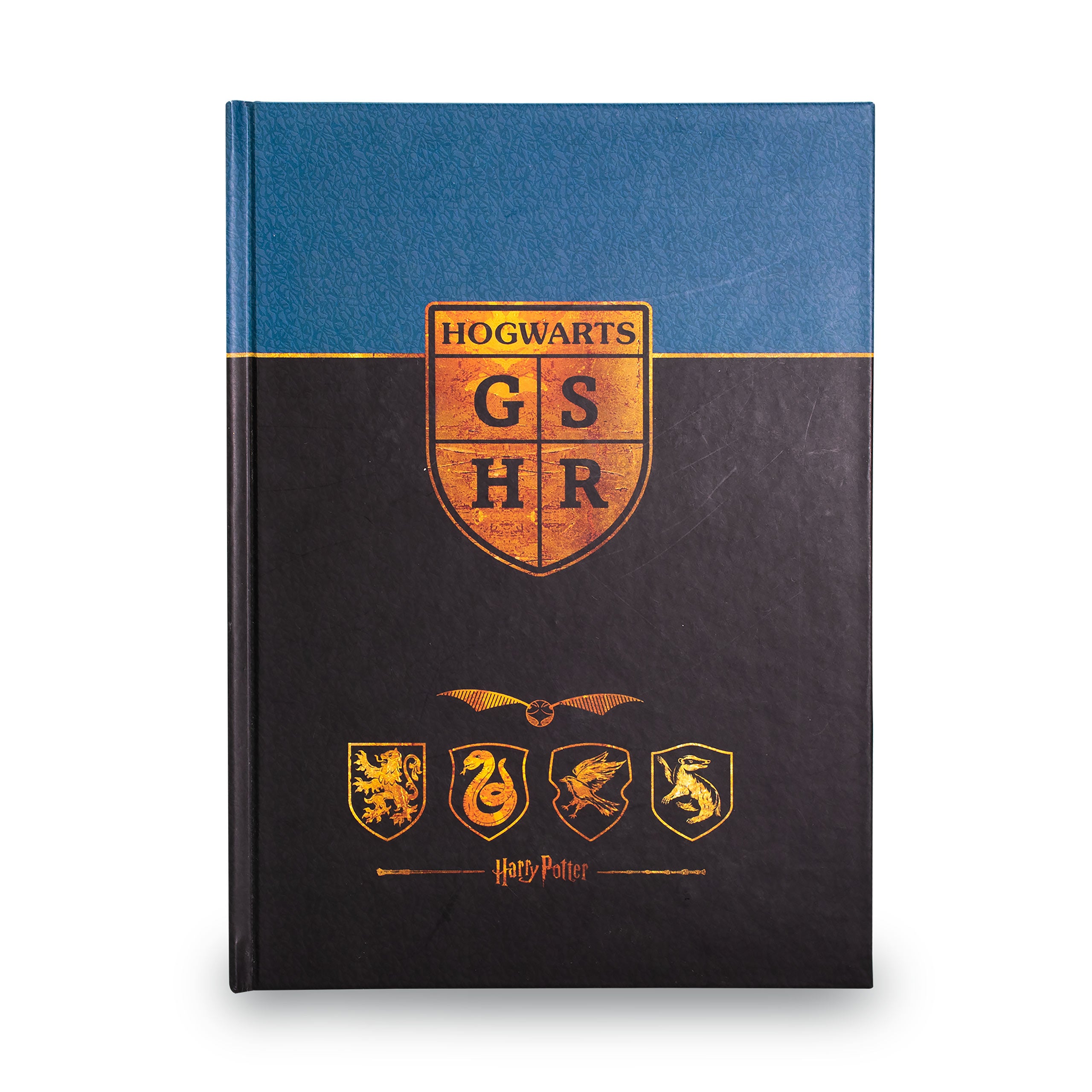 Produktbild Harry Potter - Hogwarts Häuser Wappen Notizbuch A5