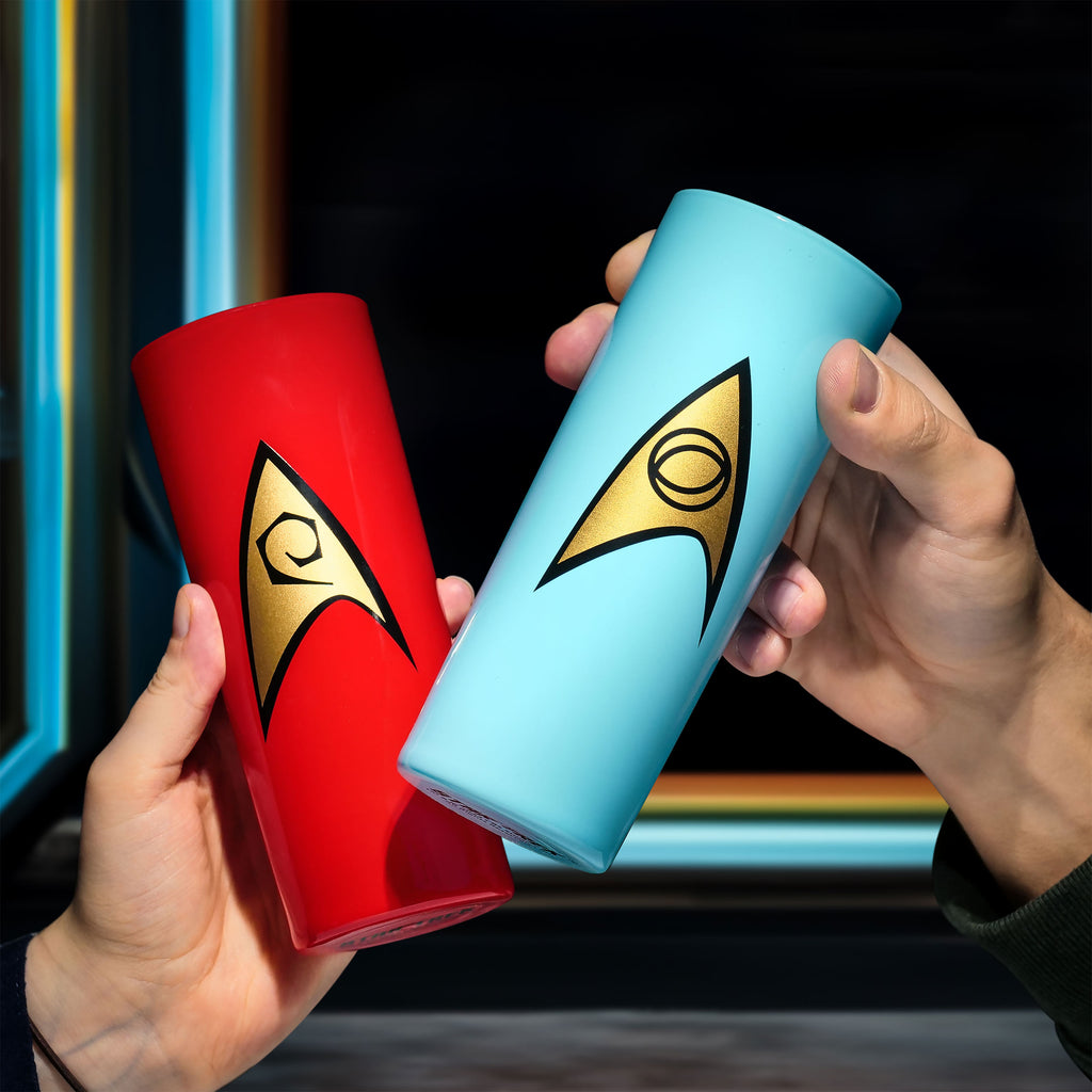 Produktbild Sternenflottenabzeichen Gläser 5er Set - Star Trek