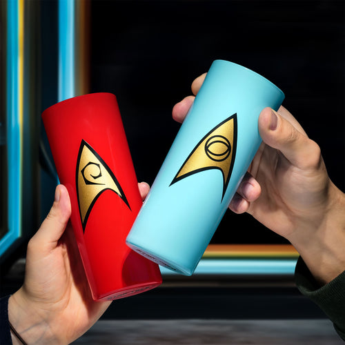 Produktbild Sternenflottenabzeichen Gläser 5er Set - Star Trek