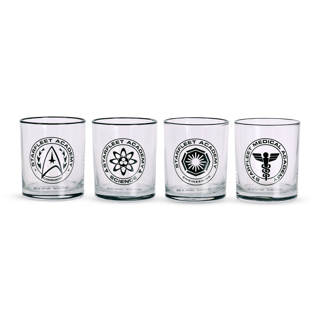 Produktbild Starfleet Academy Gläser 4er Set - Star Trek