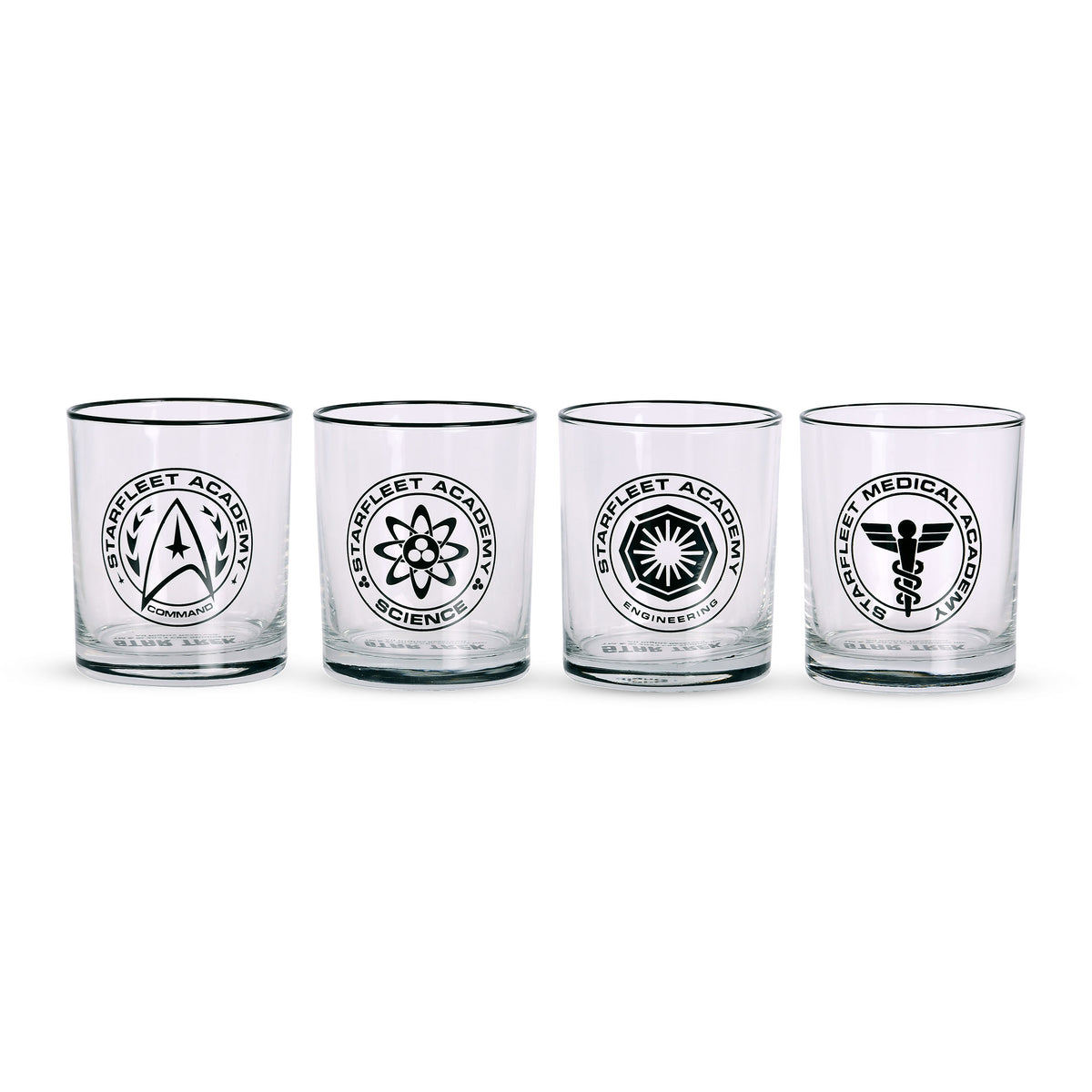 Produktbild Starfleet Academy Gläser 4er Set - Star Trek