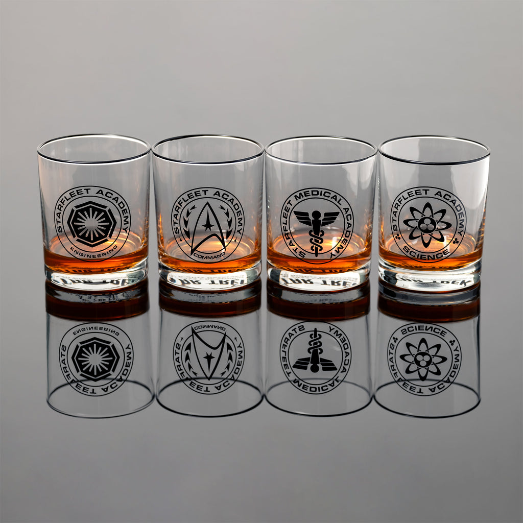 Produktbild Starfleet Academy Gläser 4er Set - Star Trek