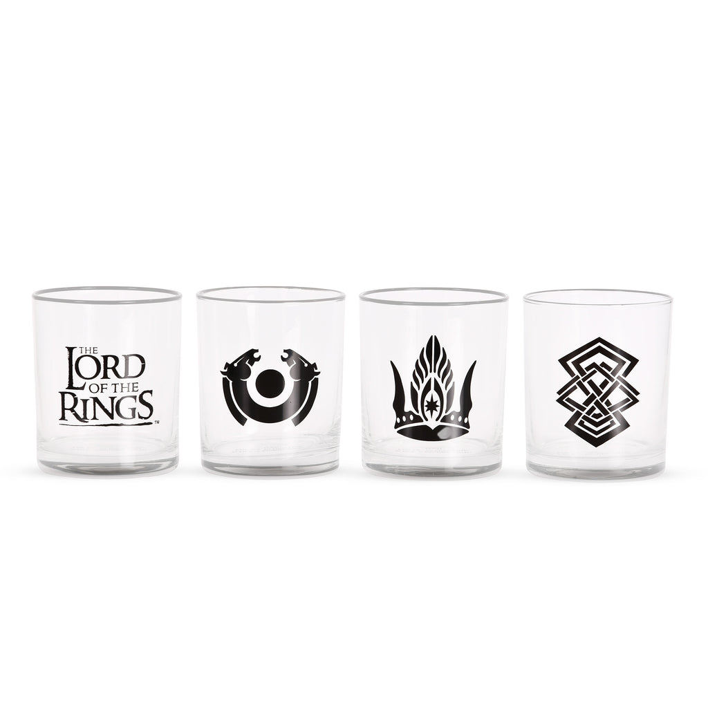 Produktbild Mittelerde Symbol Gläser 4er Set - Der Herr der Ringe