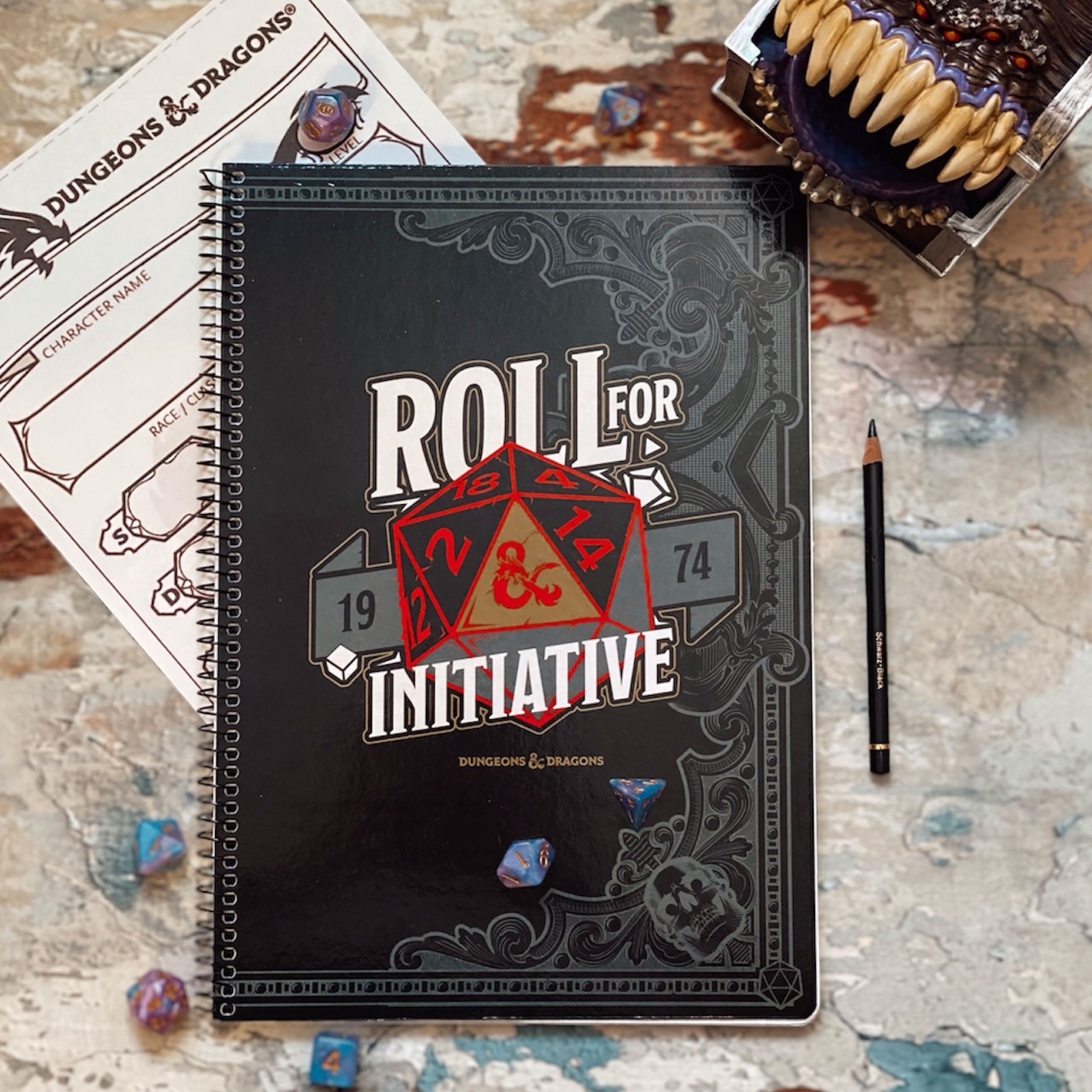 Produktbild Dungeons & Dragons - Roll For Initiative Notizheft A4