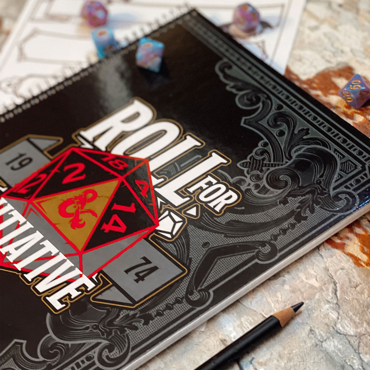Produktbild Dungeons & Dragons - Roll For Initiative Notizheft A4