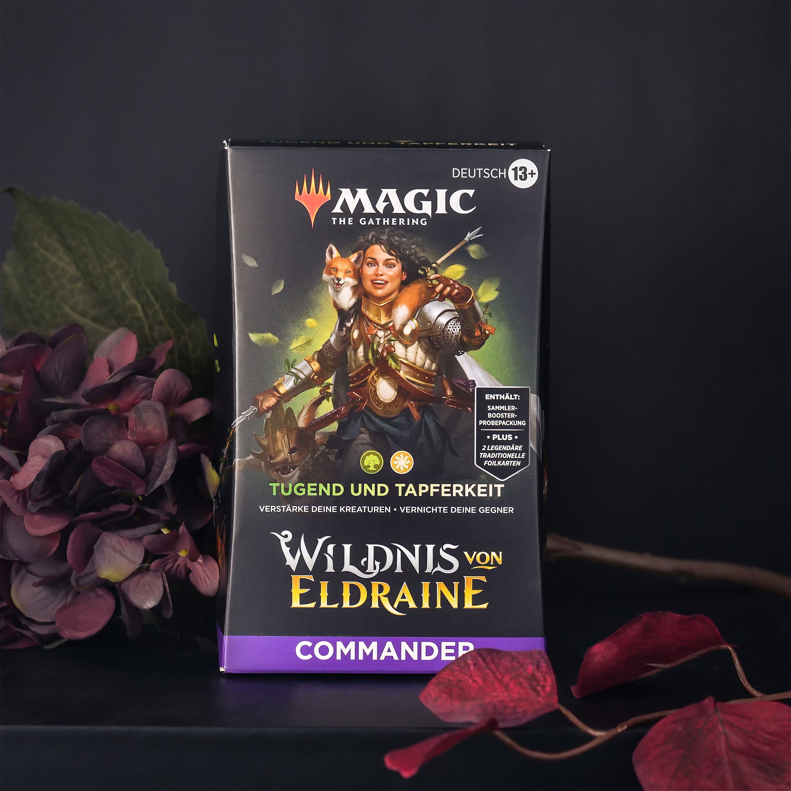 Produktbild Wildnis von Eldraine Tugend und Tapferkeit Commander Deck - Magic The Gathering
