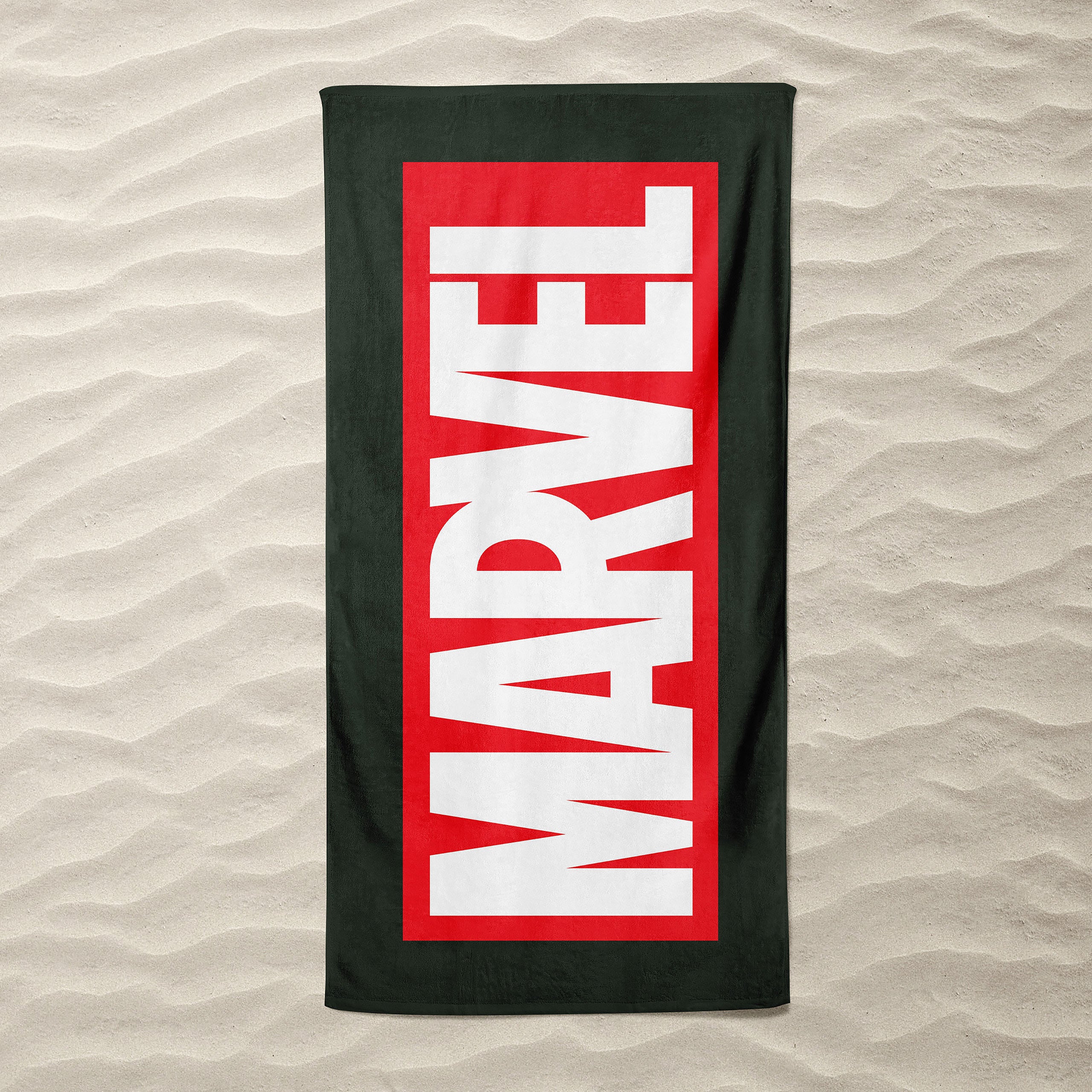 Produktbild Marvel - Logo Badetuch schwarz