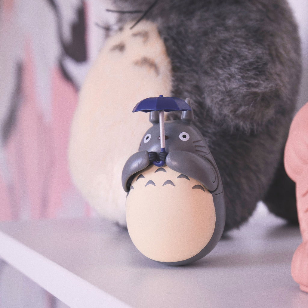 Produktbild Totoro - Miminzuku Oh-Totoro Stehaufmännchen Figur mit Schirm