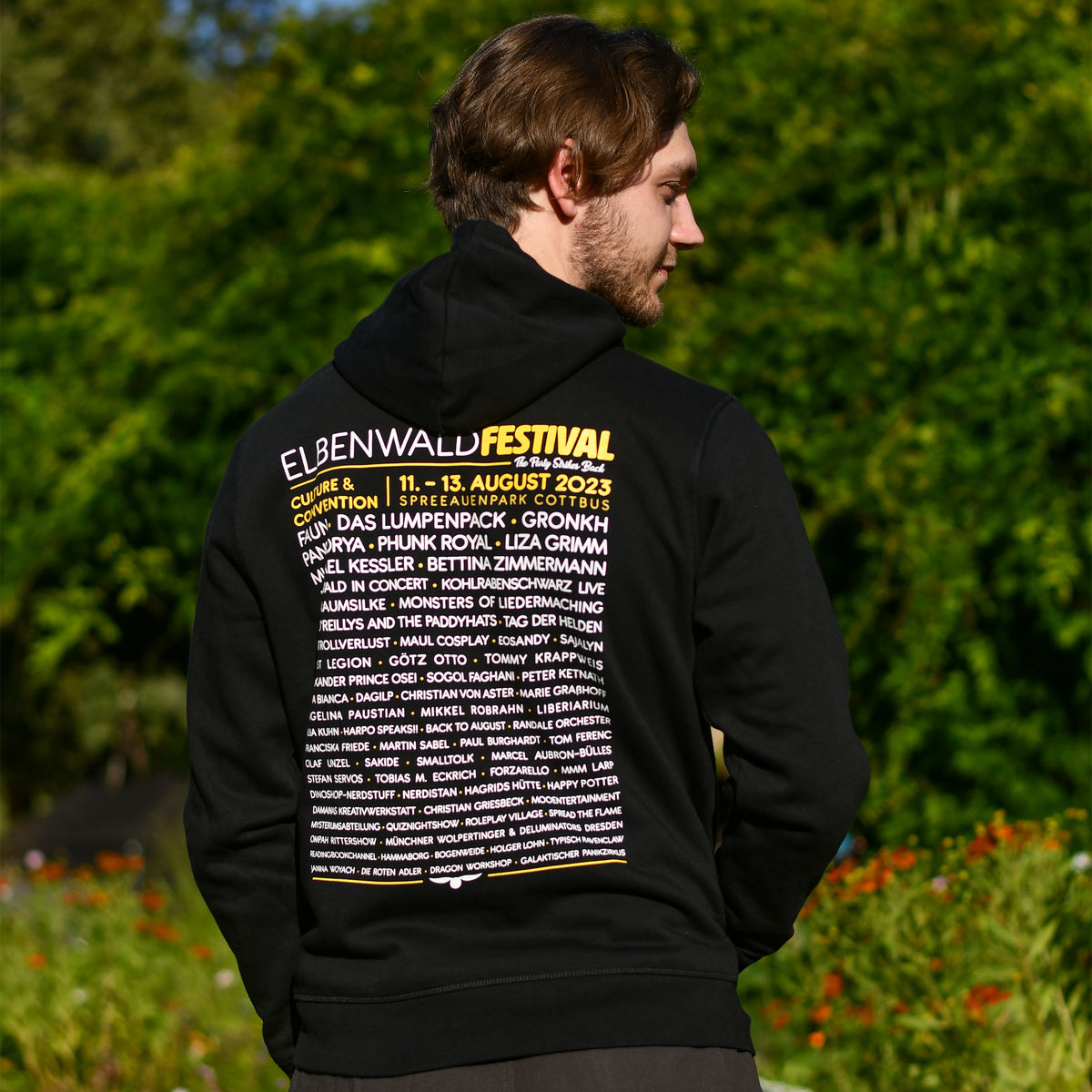 Produktbild Elbenwald Festival The Party Strikes Back Hoodie schwarz