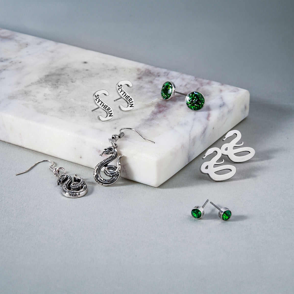 Produktbild Harry Potter - Slytherin Ohrstecker Set