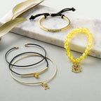 Produktbild Harry Potter - Hufflepuff Armbänder 5er Set