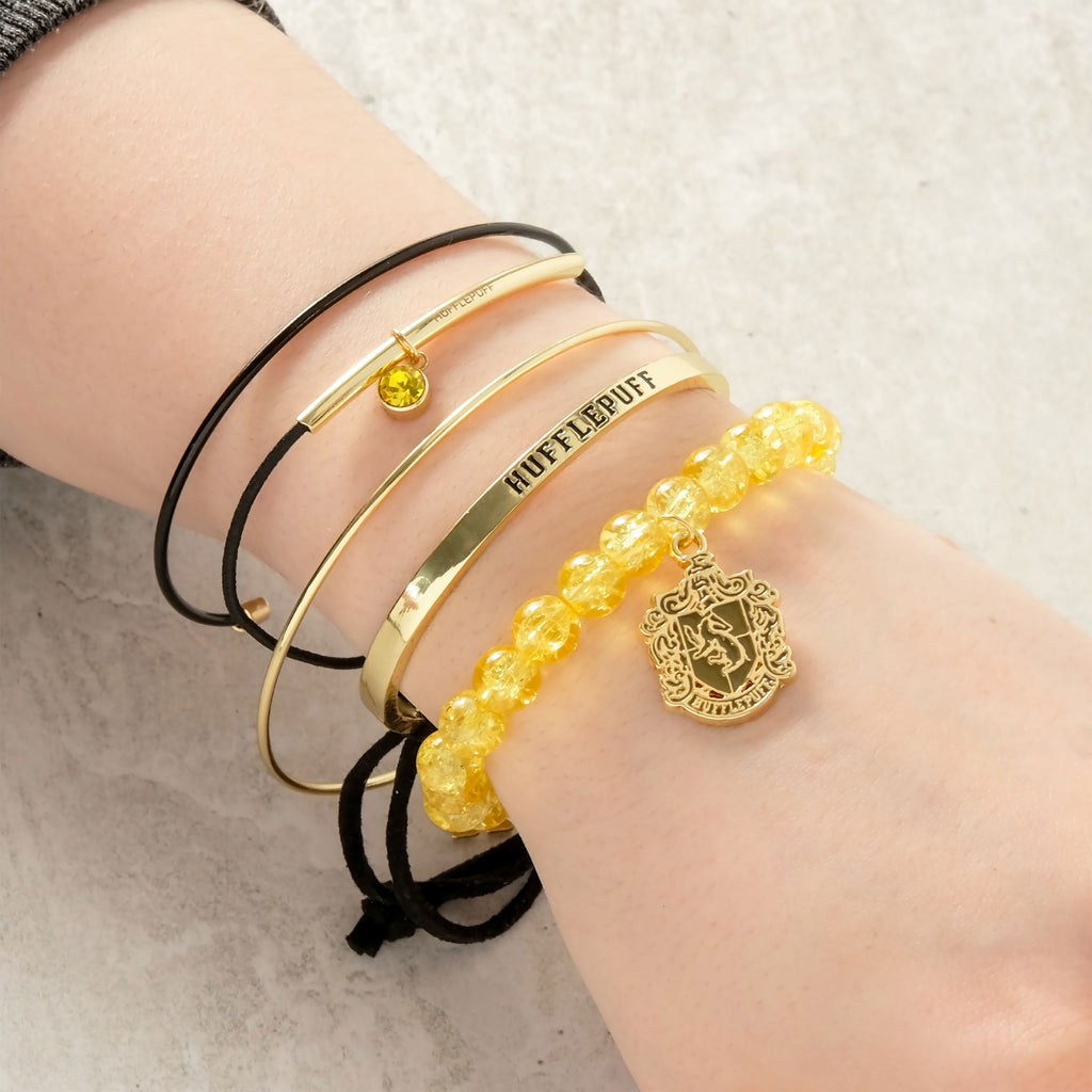 Produktbild Harry Potter - Hufflepuff Armbänder 5er Set