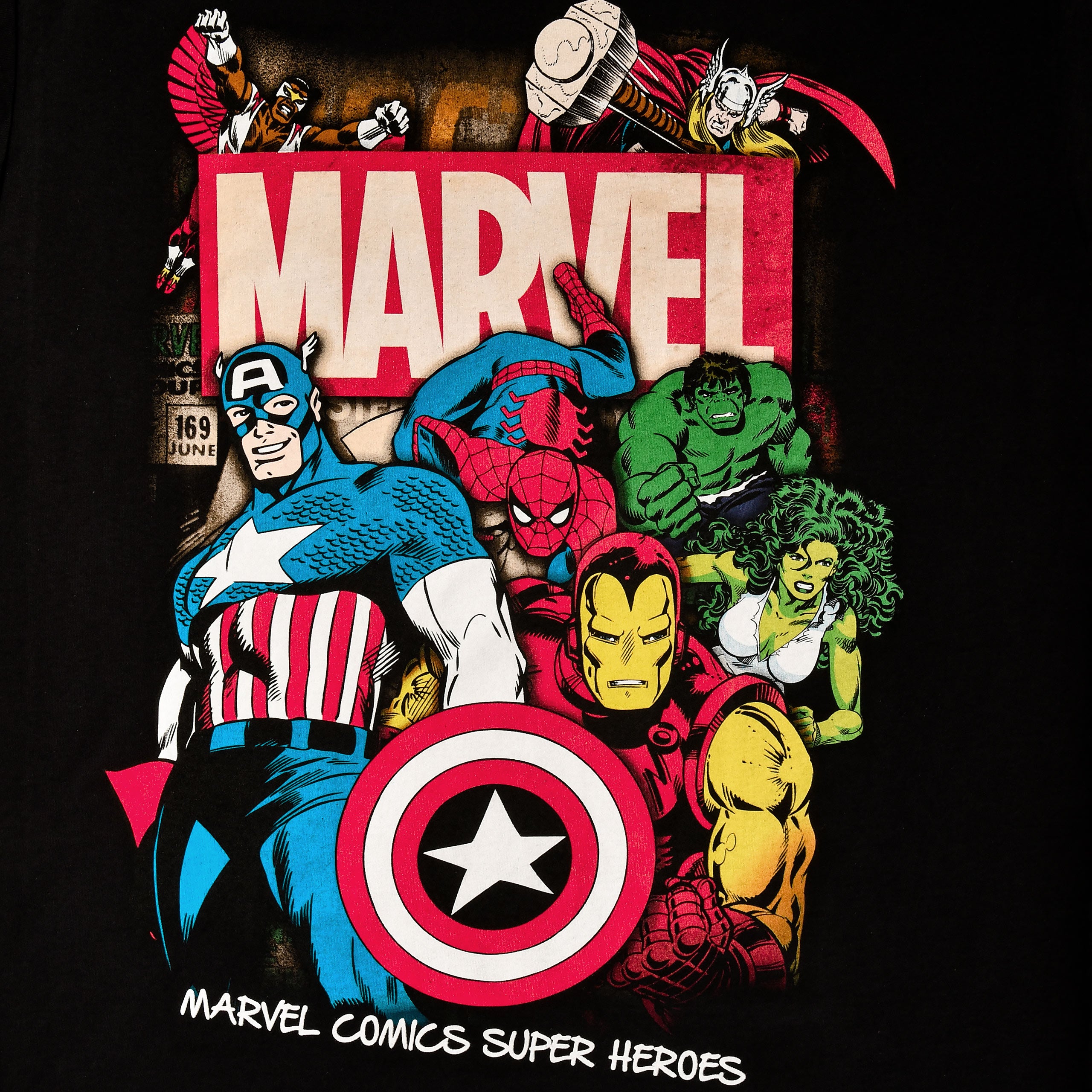 Product image Marvel Comics Superheroes T-Shirt black