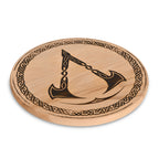 Produktbild Assassin's Creed - Valhalla Logo Schneidebrett Buche