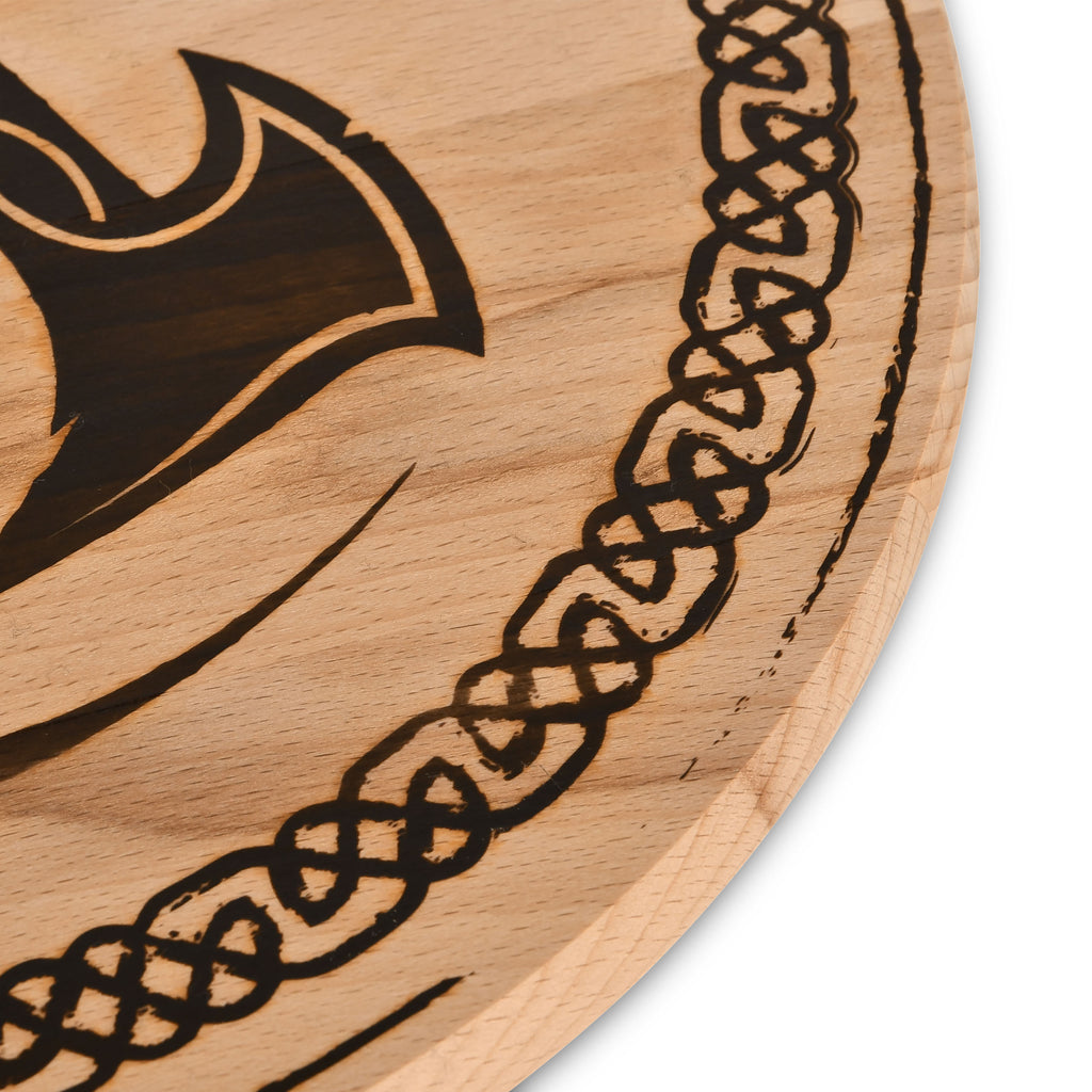 Produktbild Assassin's Creed - Valhalla Logo Schneidebrett Buche