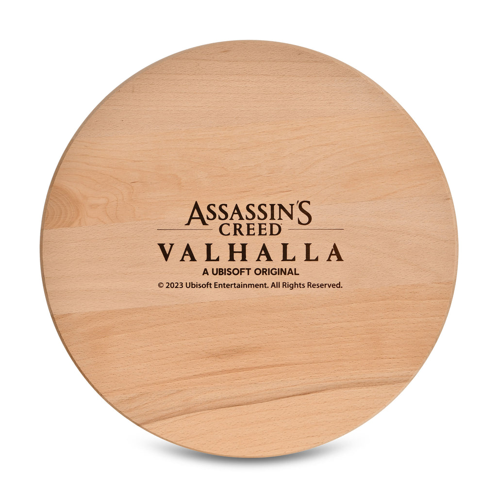 Produktbild Assassin's Creed - Valhalla Logo Schneidebrett Buche