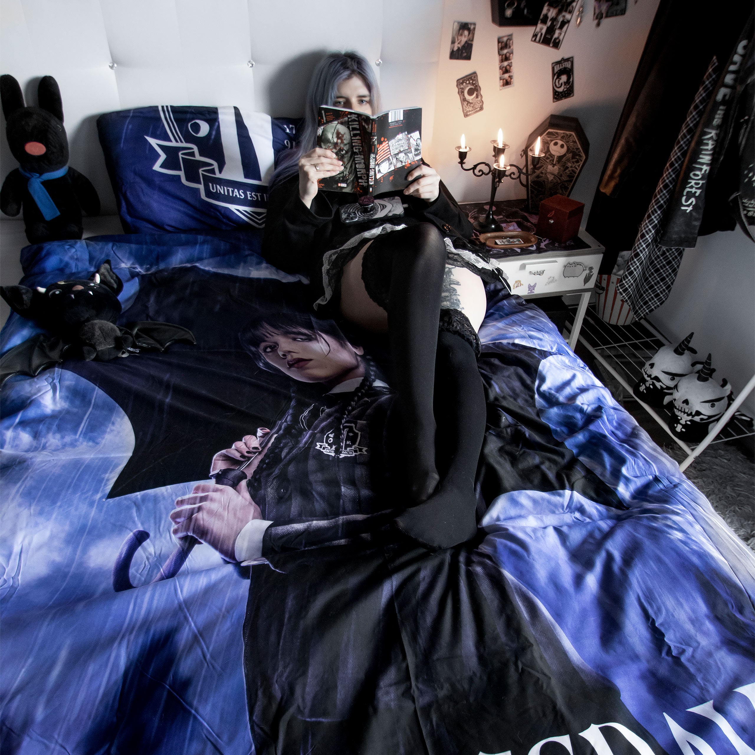 Produktbild Wednesday - Nevermore Academy Bettwäsche