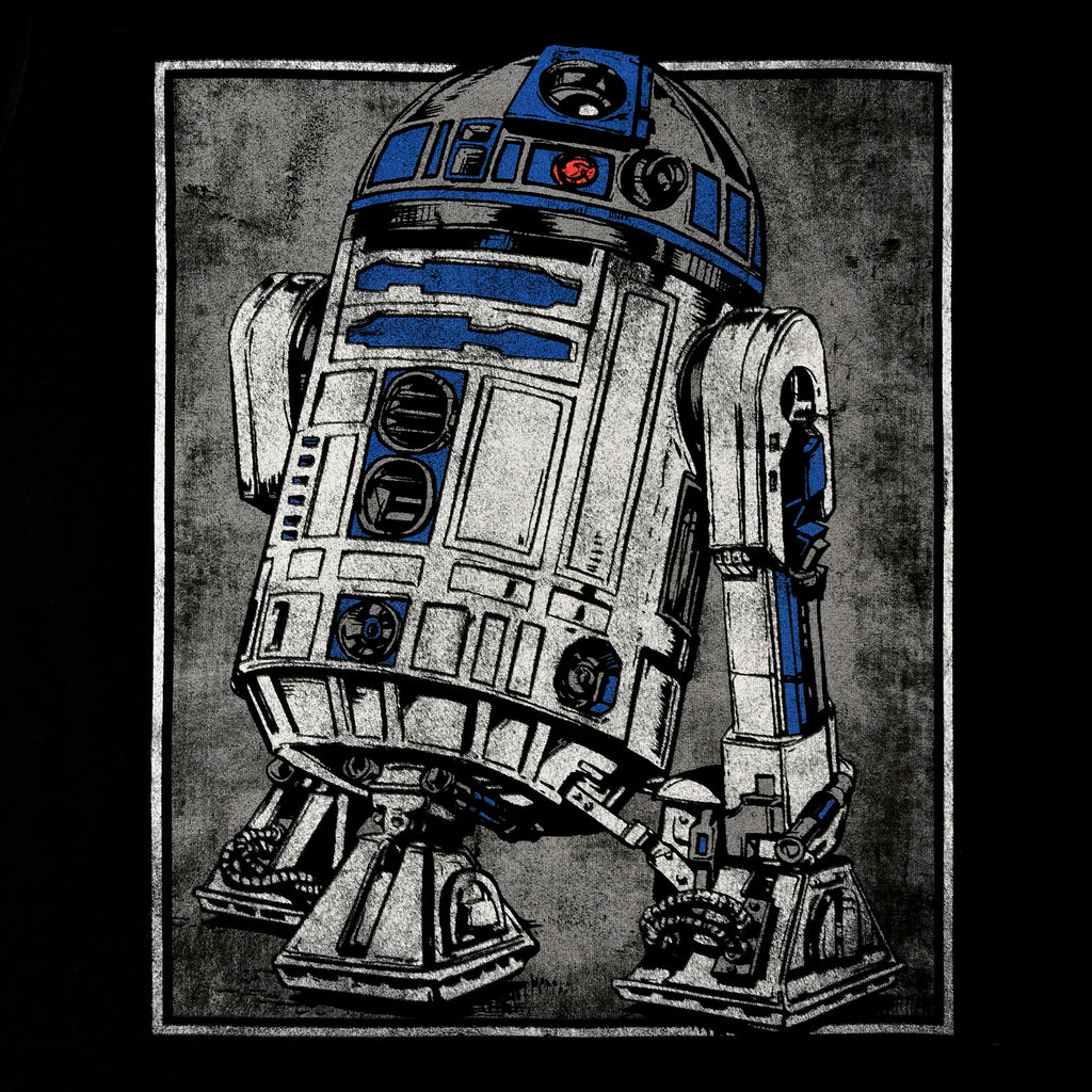 Produktbild Star Wars - R2D2 Portrait T-Shirt schwarz