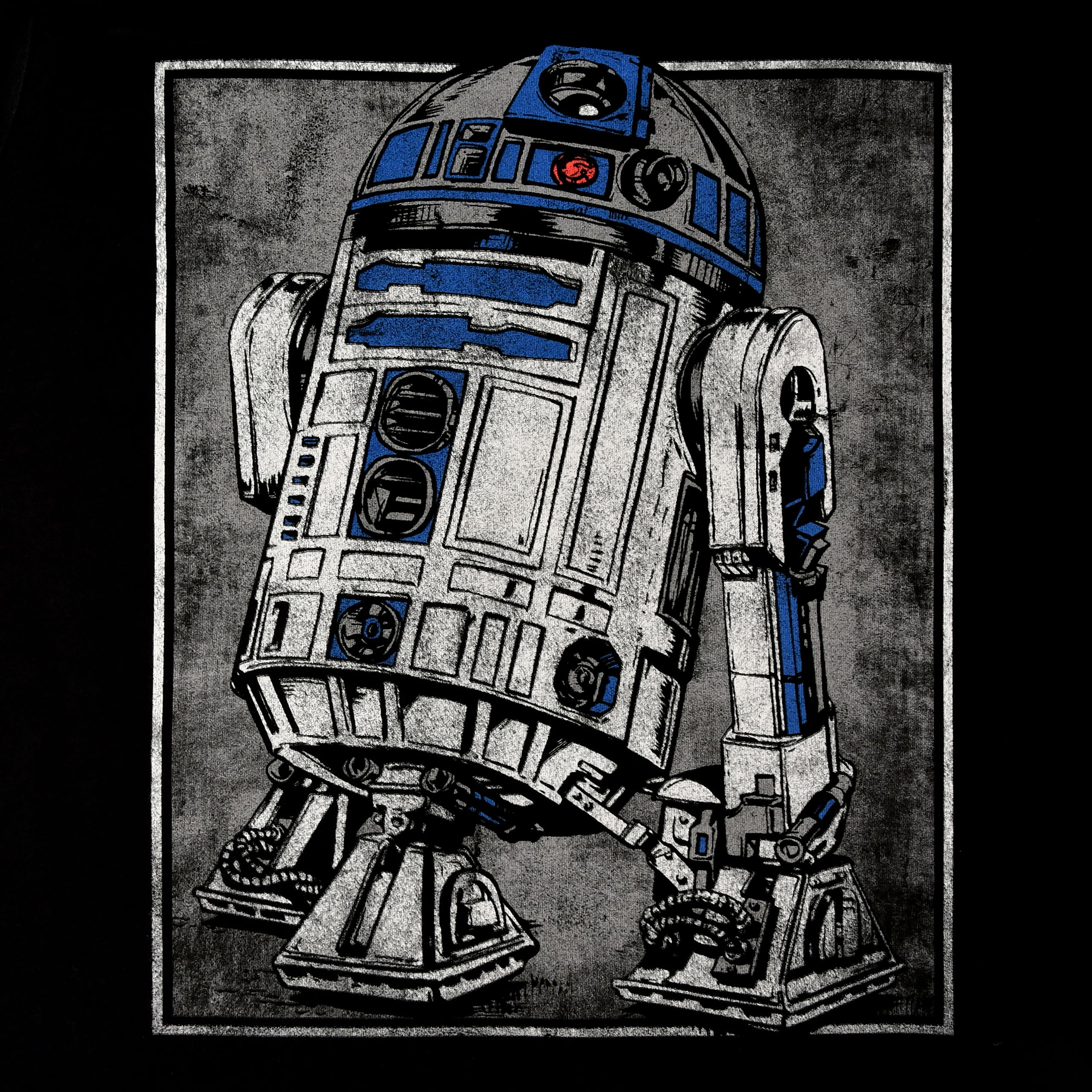 Produktbild Star Wars - R2D2 Portrait T-Shirt schwarz