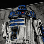 Produktbild Star Wars - R2D2 Portrait T-Shirt schwarz