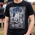 Produktbild Star Wars - R2D2 Portrait T-Shirt schwarz