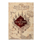 Produktbild Harry Potter - Karte des Rumtreibers Wandbild Holz