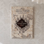 Produktbild Harry Potter - Karte des Rumtreibers Wandbild Holz
